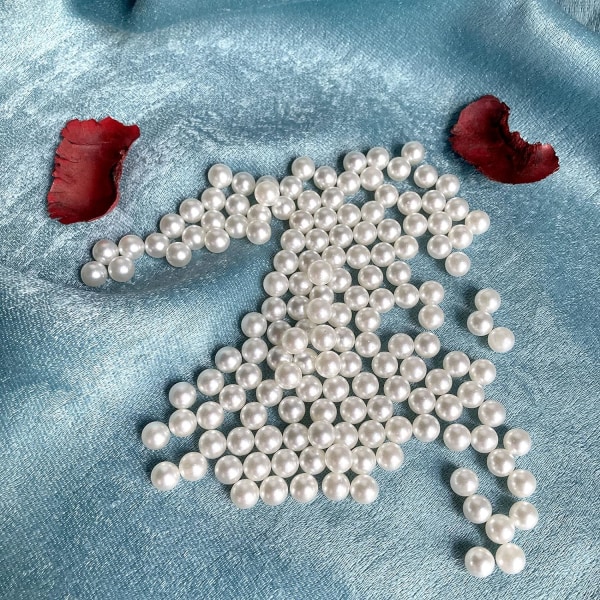 500 st konst konst pärlor 6 mm elfenben polerad oborrad konst konst päron