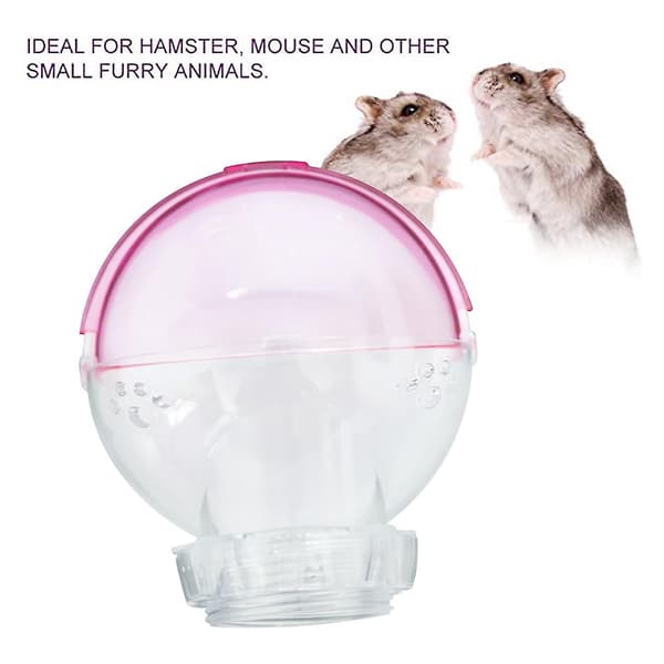 Hamster badeværelse plastik kæledyr sand bad container bur badeværelse(Pi