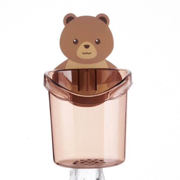 Stansfri självhäftande kopphållare Väggmonterad björntandborste