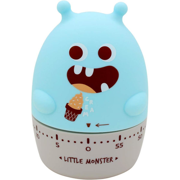 Mekanisk kjøkkentimer Timer Liten Monster Type Time Manager(Bl