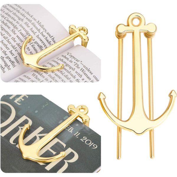 2 Pieces Bookmark Creative Bookmark Metal Clip For Students Teach