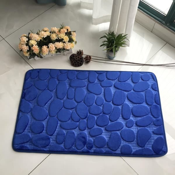 Badematte sklisikker absorberende dusj baderom teppe stein
