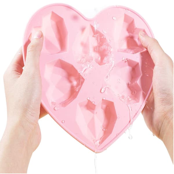 2 PCS Potteblader Silikoneform, kjærlighet Silikoneform, Sjokoladeform