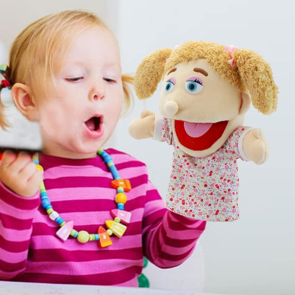 Familie Hånddukker, Dukker for Barn Rollelek Familiemedlemmer 11.