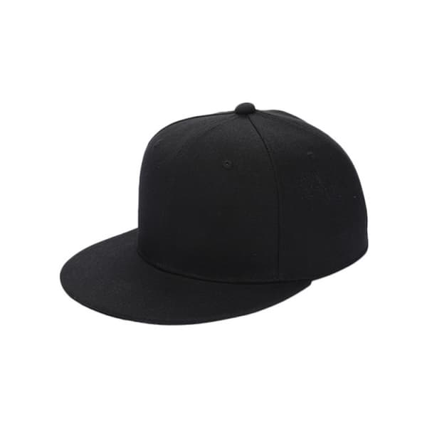 Musta Snapback-lippis soljella, musta, yksi koko