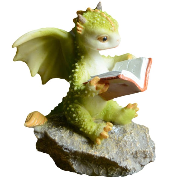 Fantasy minifigur Fairy Garden Green Rex Dragon Creative Cute C