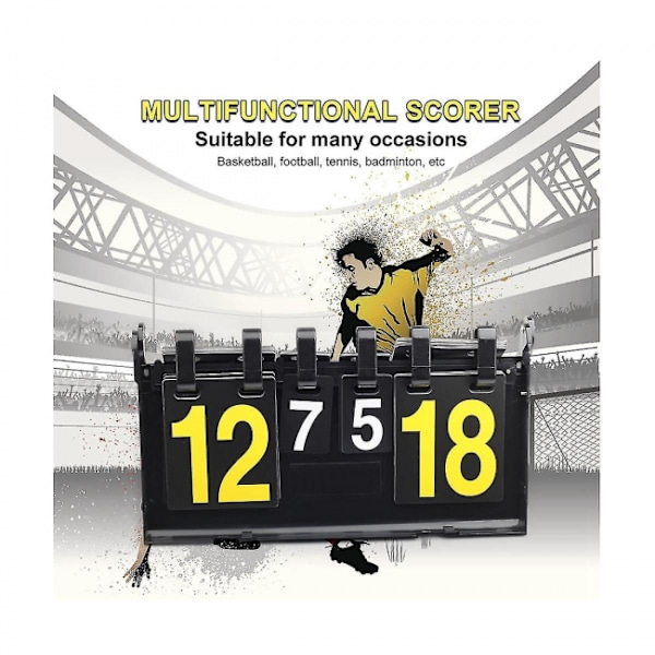 1 stk 4-sifret resultattavle basketball fotball volleyball bordtennis