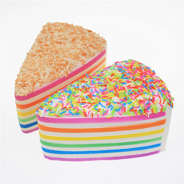 2 kpl Puristusleluja Hitaasti Nouseva Kakku Anti-Stress Lelut Squishy Kawai
