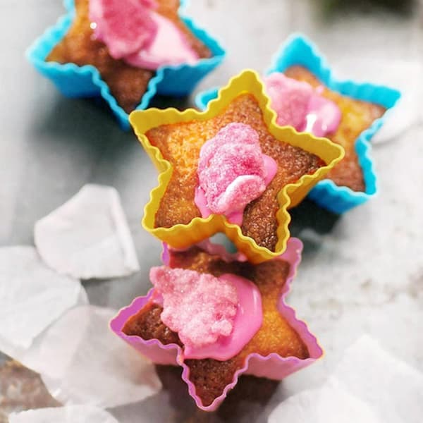 Genanvendelige silikonebagekopper, muffinbagekopper, cupcake-liner