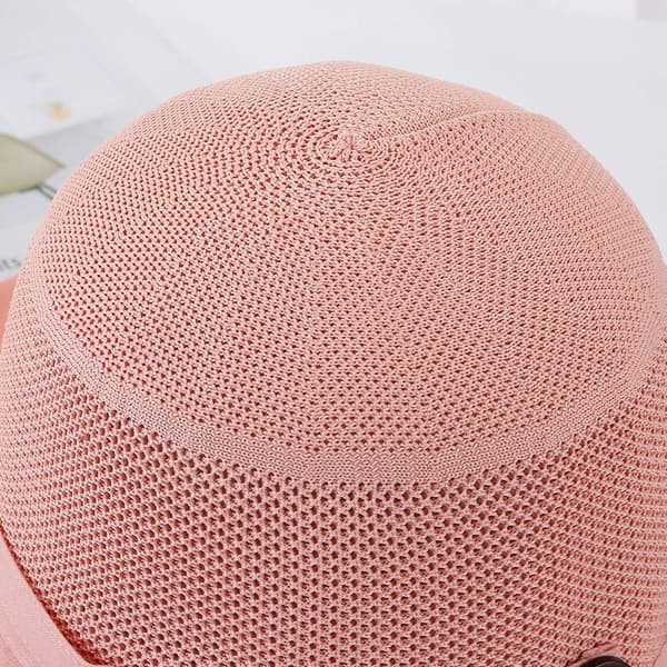 Mesh Solhatte til kvinder, UPF UV-beskyttelse, pakbar, bred skygge,