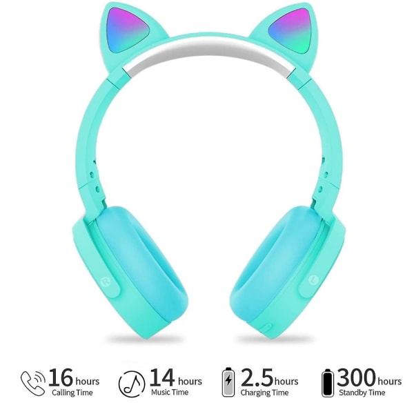 Bluetooth On-ear Hörlurar Med Pop Bubbles, Silikon Pop Fidget