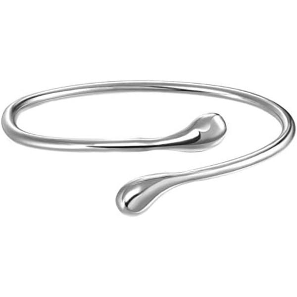Silverpläterade armband lysande armband (silver)