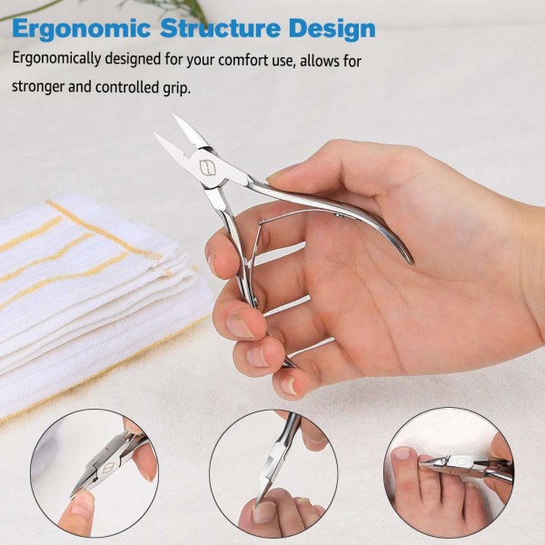 Toenail Clippers Straight Blade for Thick Toenails, Nail Clippers