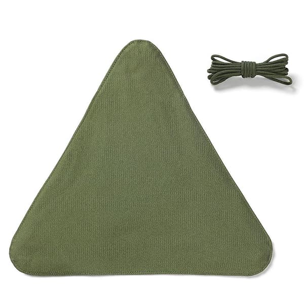 Vattentät Triangulär Nylon Canvas Pall Säte Ingen Ben Bärbar Ou