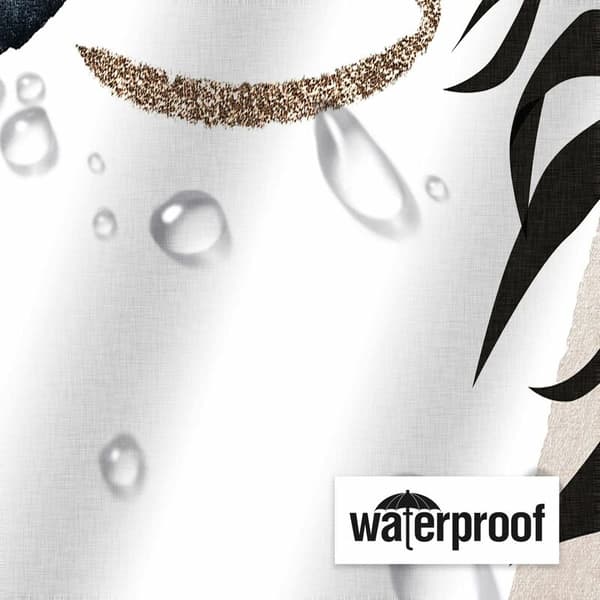1PC Vanntett Stoff Boho Dusjforheng