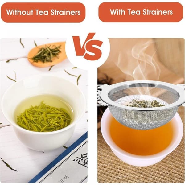 （2 stk）Teefiltre Genanvendelige Rustfrit Stål Te-Diffuser Te-Infuser Cu