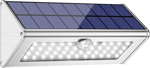 Utendørs solcellelampe IP65 Vanntett Trådløs Solspotlys 4500