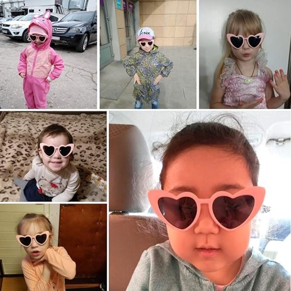 Kids Unbreakable Polarized Classic Vintage Solglasögon för Baby, T