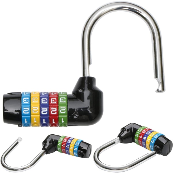 5 Bit Black Combination Padlock Bicycle Lock Outdoor Cabinet Gard