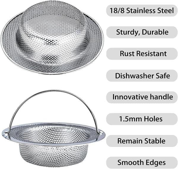 Kökssilsil, 2-pack sil med handtag, 4\"