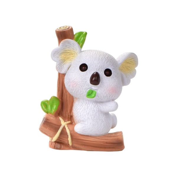 1 kpl söpö sarjakuvahartsi Koala-koristekoristeen miniatyyri Fa