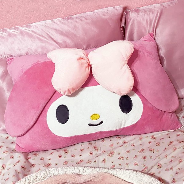 Søt pute, 15" tegneserieputeputetrekk, Kawaii Stuff Cott