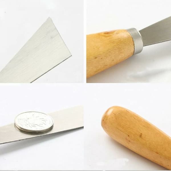(3 STK) Spakelspade Fleksibel Blad Rustfrit Stål Spakelspade W
