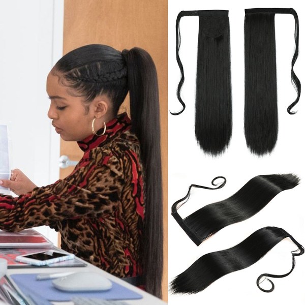 Clip in Ponytail Extension Wrap Around Lang Lige Pony Hale