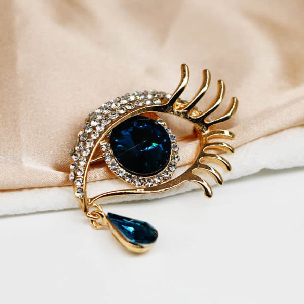 Waterdrop Crystal Eyes broscher