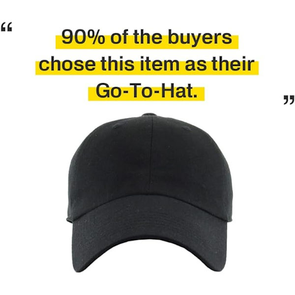 Original Classic Low Profile Bomull Hat Menn Kvinner Baseball Cap Da