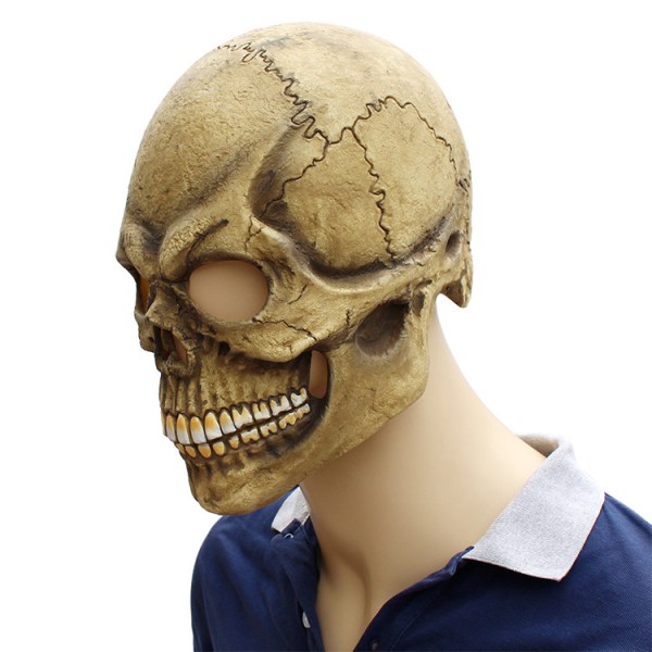 Halloween-asujuhlat Latex Full Head Scary Mask Skull Head Hor