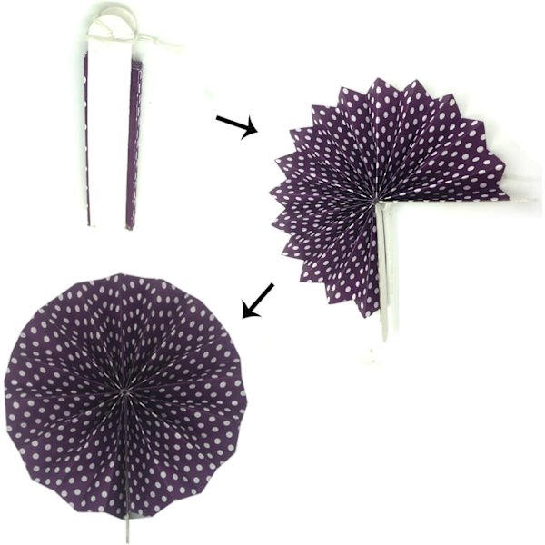 Pompom papir vifte kugle honeycomb dekoreret værelse bryllup jubilæum