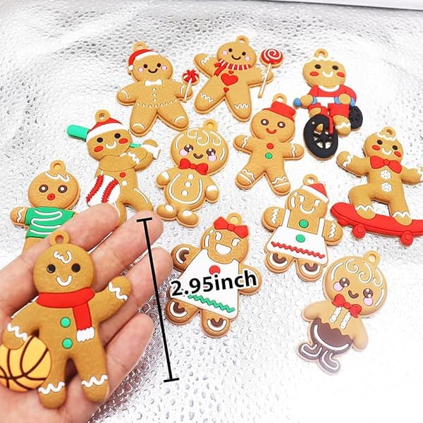 Juletræspynt og ornamenter sæt - Gingerbread Man De