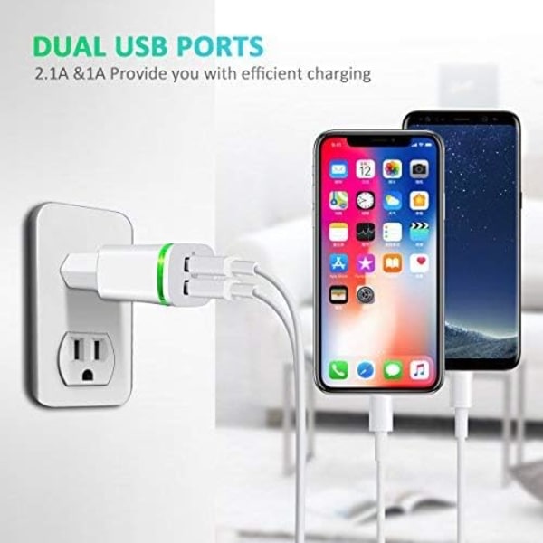 USB-strømuttaklader, universell LED-strømadaptererstatning