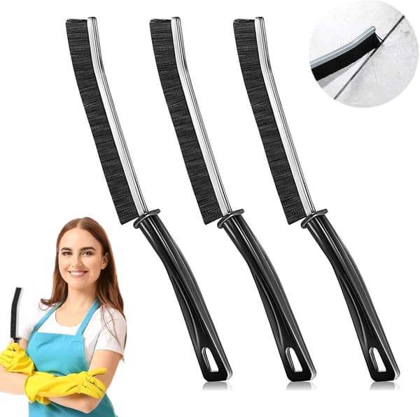 3-pack spaltborste - Spaltborste med hårda borst