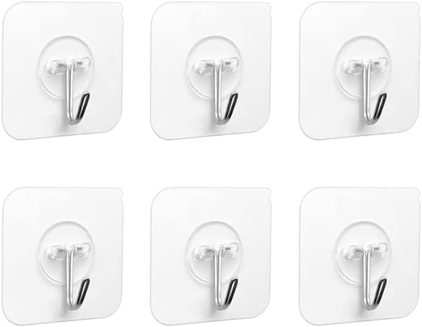 Adhesive Hook - Selvklebende Transparent Adhesive Hook for Hangi