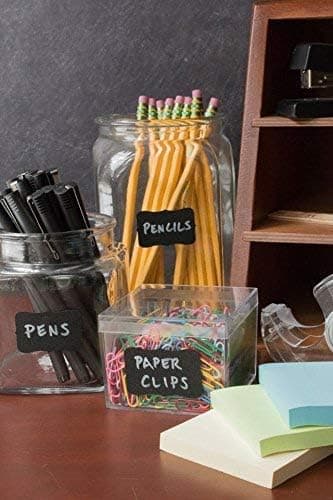 6pacs Premium Chalkboard Labels Bulk  - Diskmaskinssäkra Chalk Boa