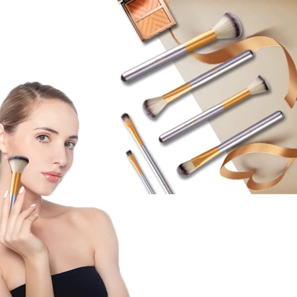 18-delt makeupbørste sæt med opbevaringspose Professionelle makeupbørste