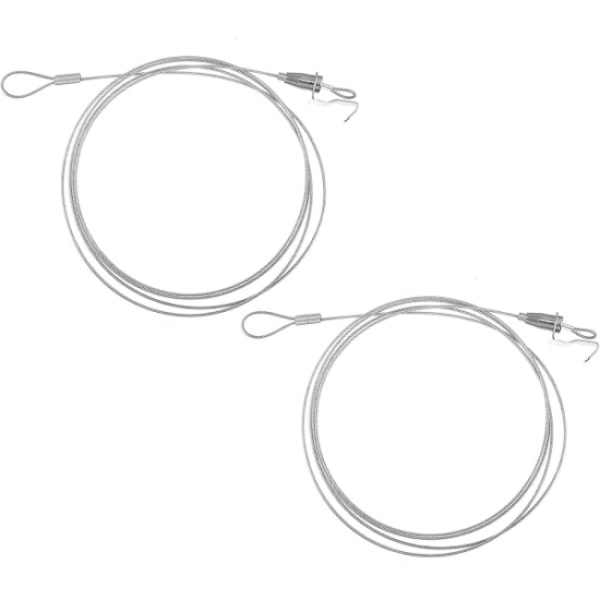 Gardinstang Retractable tørkesnor 2 stk. Rustfritt stål Gardinstang ba