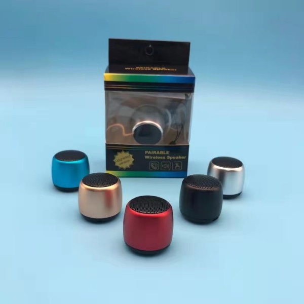Ny Ultra Mini Portable Metal Bluetooth högtalare Small Steel Canno
