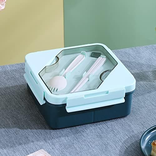 3 i 1 Bento Box Lunsjboks for barn, 3 roms voksne lunsj C