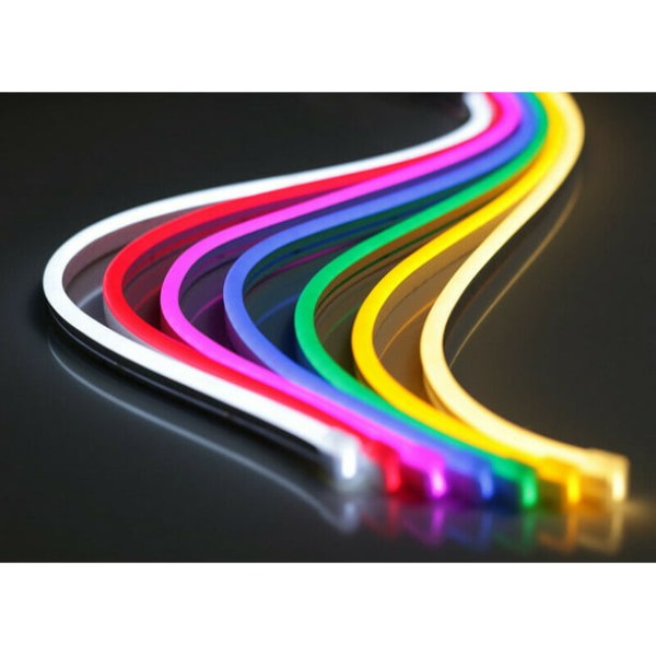 Led Neon Snor Lys 12V LED Strip Lys Vandtæt Silikone Snor