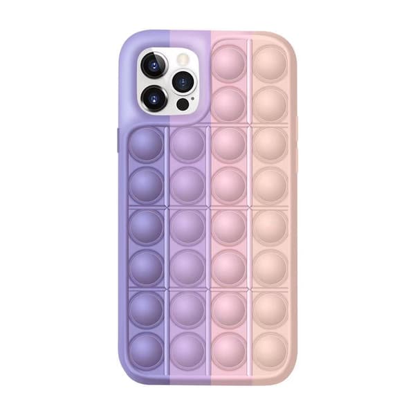 Pop It Etui til iPhone 12/12 Pro, iPhone 12/12 Pro Bobleplast Etui