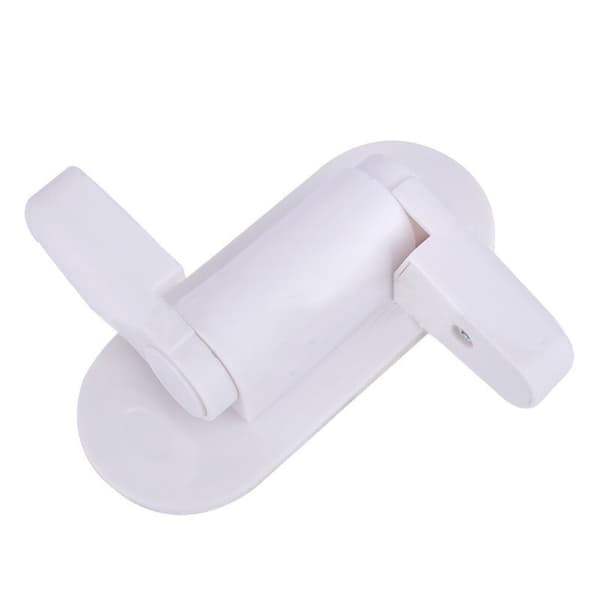 Barnlås med spärr - 2-pack vita dörrlås designade