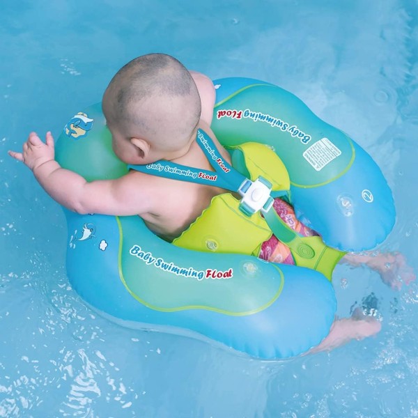 Gratis simning Baby Uppblåsbar Baby Simning Flytande barn midja R