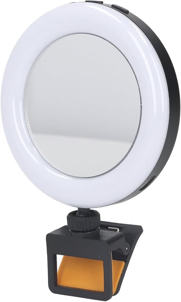 Mobiltelefon Skønhedslys-Laptop Selfie Ring Light-Videokonference Belysningssæt til Computer