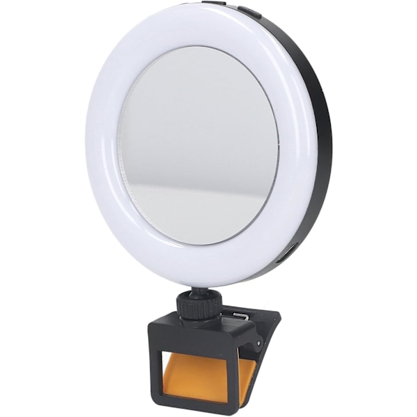 Mobiltelefon Skönhetsfyllnadsljus - Laptop Selfie Ring Light - Videokonferensbelysningskit för Dator