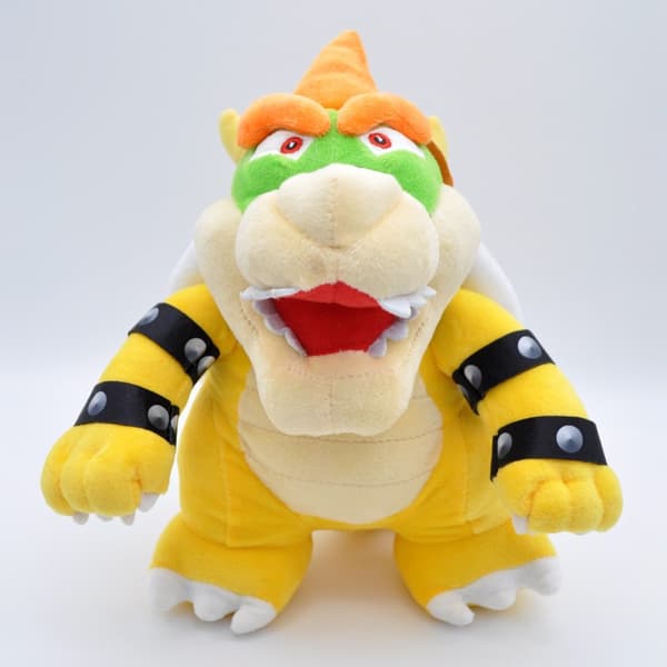26 cm Bowser dragemykkestoffdyr W