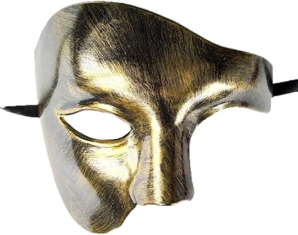 Masquerade Mask Retro Opera Phantom One Eye Half Face Costume