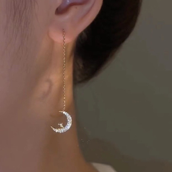 2022 Ny Ankomst Mote Metall Trendy Vanndråpe Kvinner Dangle Øre